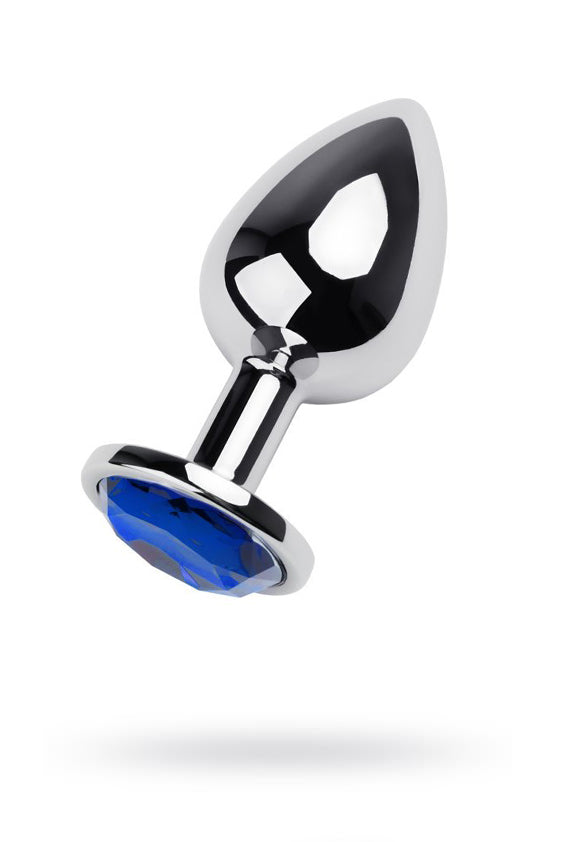 Plug anal en métal Toyfa avec pierre bleue