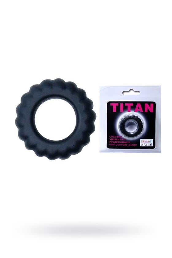Cockring Titan noir 4cm